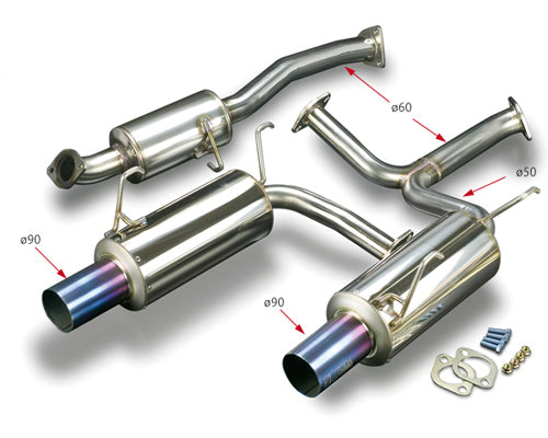 Toda High Power Exhaust System Honda S2000