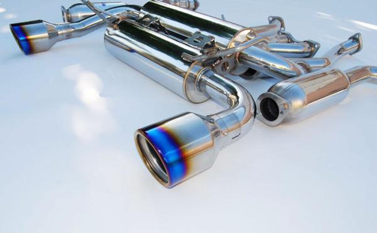 Invidia Gemini Titanium Rolled-Tip Cat Back Exhaust - Nissan 350Z 2003-2009