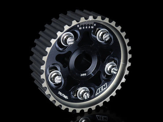 AEM TRU-TIME Adjustable Cam Gear | 1999-2000 Honda Civic Si, 1990-2001 Acura Integra, and 1990-1996 Honda Prelude