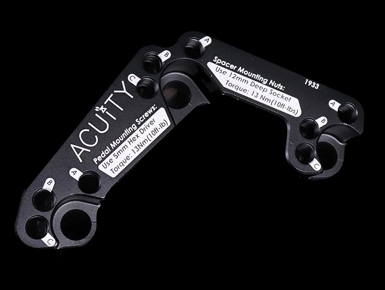 ACUITY THROTTLE PEDAL SPACER (RHD) - 17-21 CIVIC TYPE R FK8 / 14-17 FIT