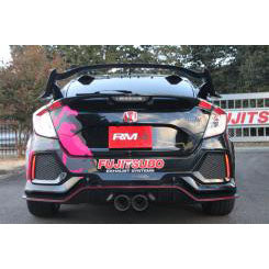 Fujitsubo Authorized RM Titanium Exhaust - Honda Civic Type R FK8 17+