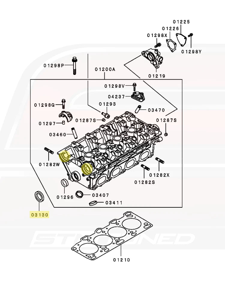 Mitsubishi OEM Camshaft Seal for 4G63 Evo DSM