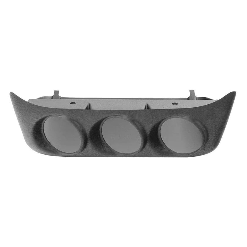 Autometer Lower Console Triple Gauge Mount | 03-06 Mitsubishi Evo 8/9
