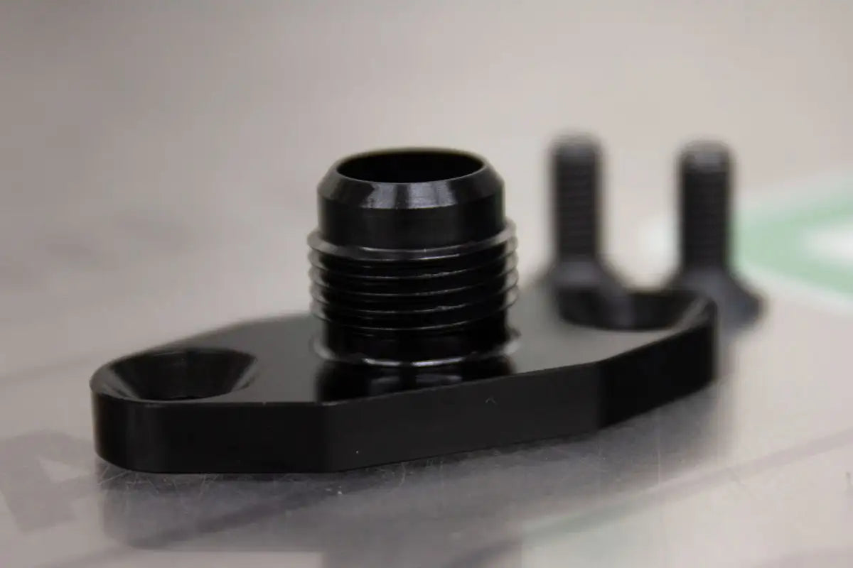 Precision Turbo Hi-Flow Oil Drain Flange T3/T4 -10 AN Male 074-2108