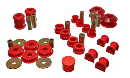 Energy Suspension 03-06 Mitsubishi Lancer EVO 8/9 Red Hyper-flex Master Bushing Set