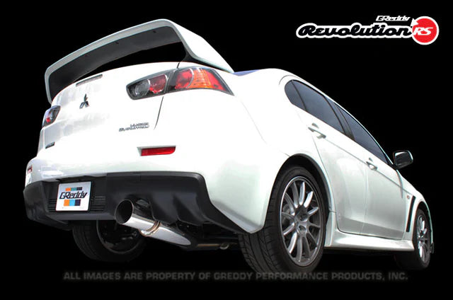 GReddy Revolution RS Cat-Back Exhaust | 2008-2014 Mitsubishi Evo X