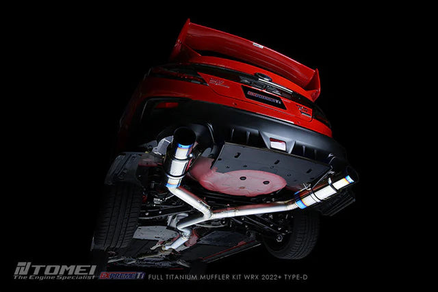 Tomei Expreme Ti Dual Exit Titanium Catback "Type D" | 2022+ Subaru WRX