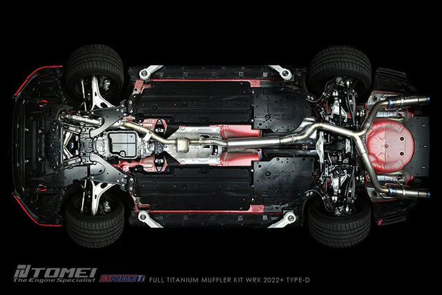 Tomei Expreme Ti Dual Exit Titanium Catback "Type D" | 2022+ Subaru WRX