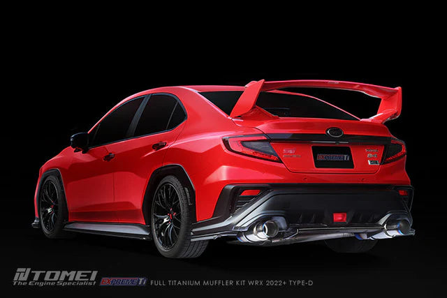 Tomei Expreme Ti Dual Exit Titanium Catback "Type D" | 2022+ Subaru WRX