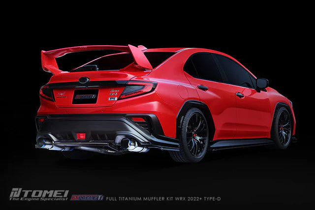 Tomei Expreme Ti Dual Exit Titanium Catback "Type D" | 2022+ Subaru WRX
