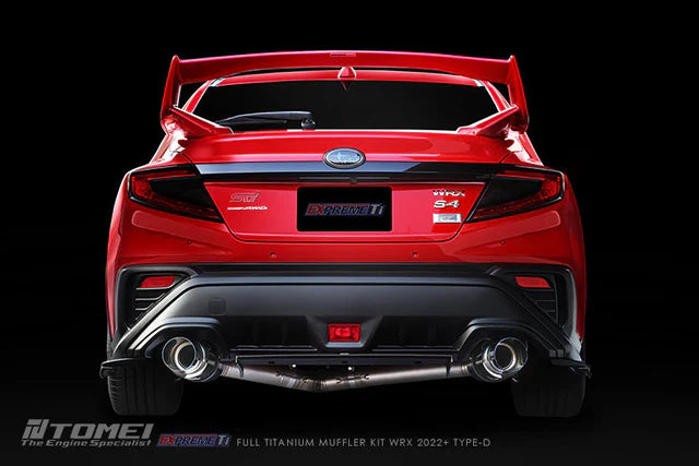 Tomei Expreme Ti Dual Exit Titanium Catback "Type D" | 2022+ Subaru WRX