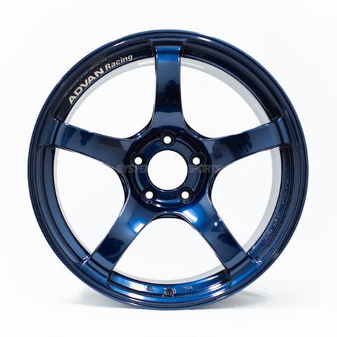 ADVAN RACING TC-4 18X9.5 +38 5-120 WHEEL IN INDIGO BLUE - FK8 SPEC