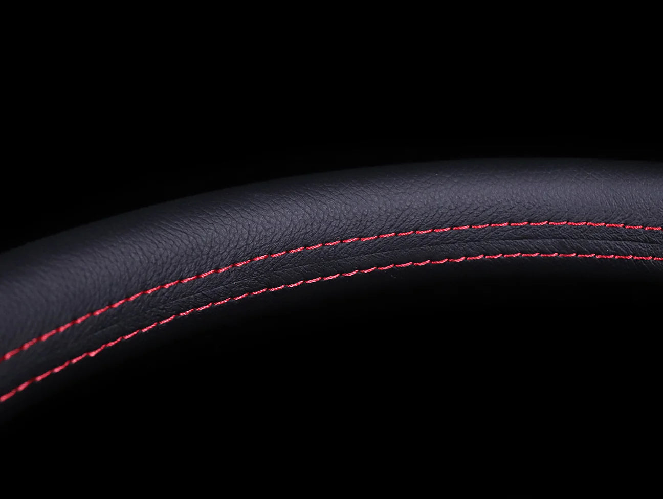 Momo Monte Carlo Steering Wheel (Black Leather / Red Stitch)