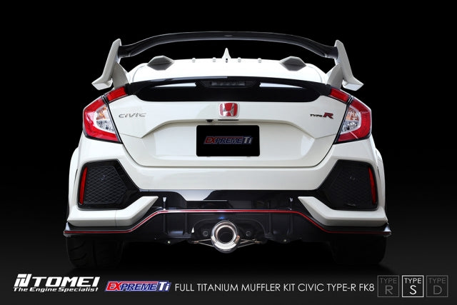 Tomei Full Titanium Expreme Ti Exhaust (Type S / Single Muffler) - Honda Civic Type R FK8 17-21