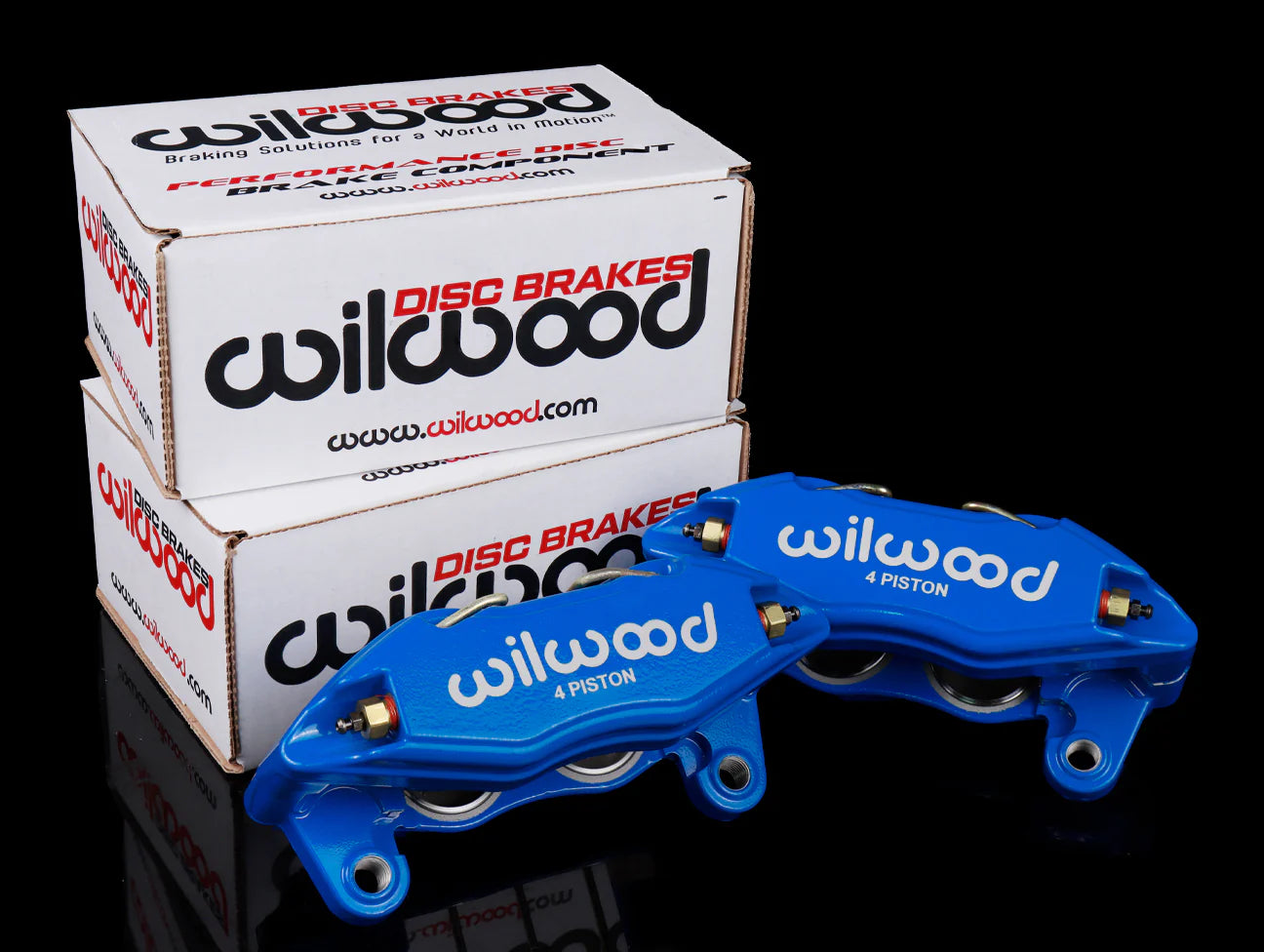 WILWOOD DIRECT BOLT-ON DPHA FORGED FRONT CALIPERS - COMPETITION BLUE - HONDA / ACURA