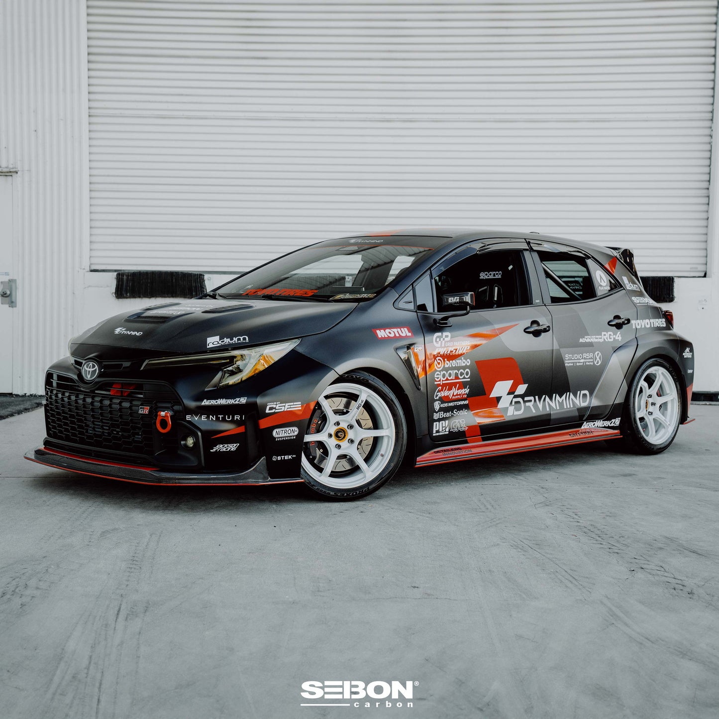 Seibon MB-Style Carbon Fiber Front Lip for the GR Corolla 2023+