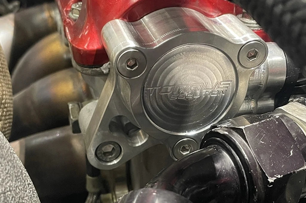 Torque Solution Billet Cam Sensor Housing for Evo 4/5/6/7/8