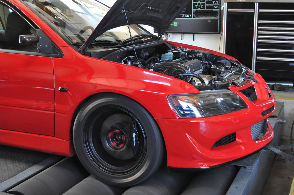 STM Lightweight Radiator Brackets | 2003-2006 Mitsubishi Lancer Evolution 8/9