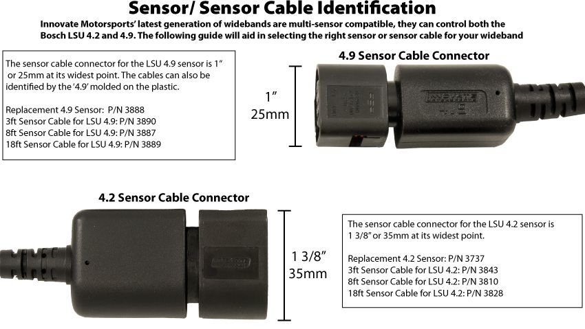 BOSCH LSU4.9 WIDEBAND O2 SENSOR - 38880