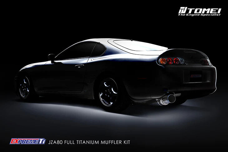 Tomei 4 Inch Full Titanium Super Lightweight Muffler Toyota A80 Supra 93-02