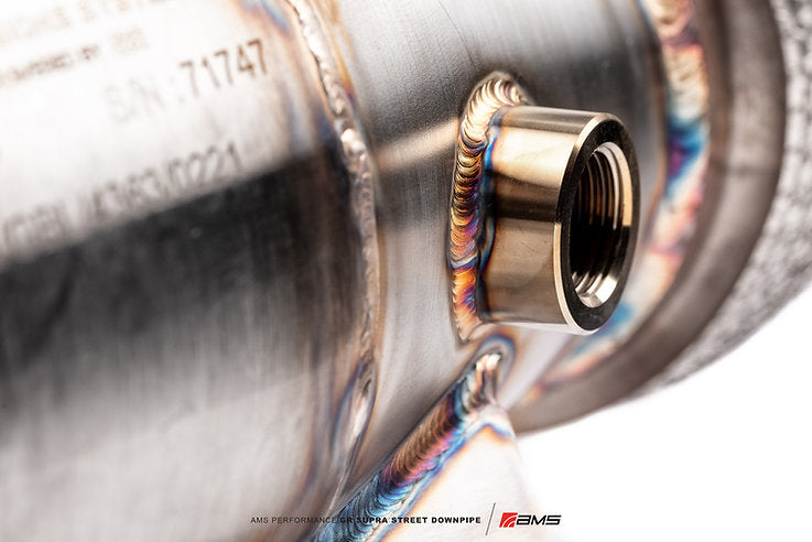 AMS Performance Catted Downpipe w/ GESI Catalytic Converter, MKV Supra, 3.0 B58