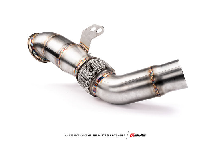AMS Performance Catted Downpipe w/ GESI Catalytic Converter, MKV Supra, 3.0 B58