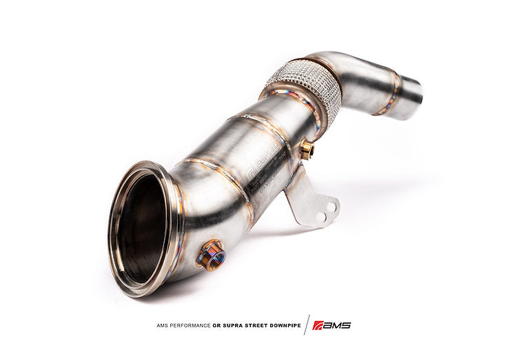 AMS Performance Catted Downpipe w/ GESI Catalytic Converter, MKV Supra, 3.0 B58