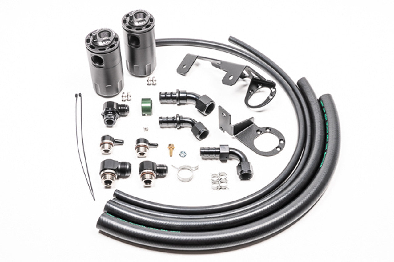 Radium Engineering Fluid Lock Dual Catch Can Kit Toyota Mk5 Supra