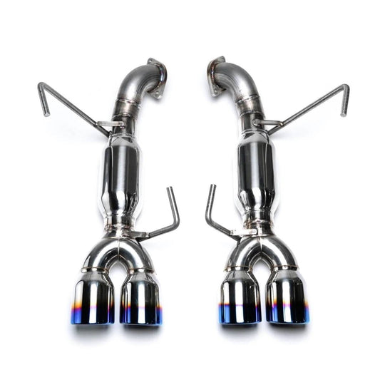 ETS Axle-Back Resonated Exhaust - Blue Tips (2022+ WRX)