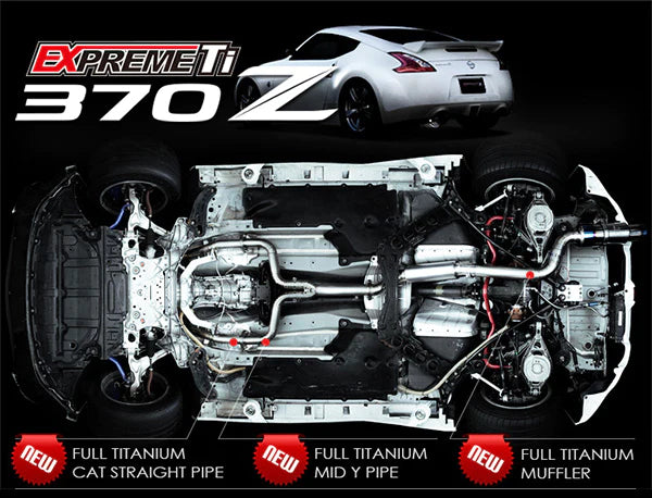Tomei Expreme Ti Titanium Catback Exhaust System Nissan 370Z