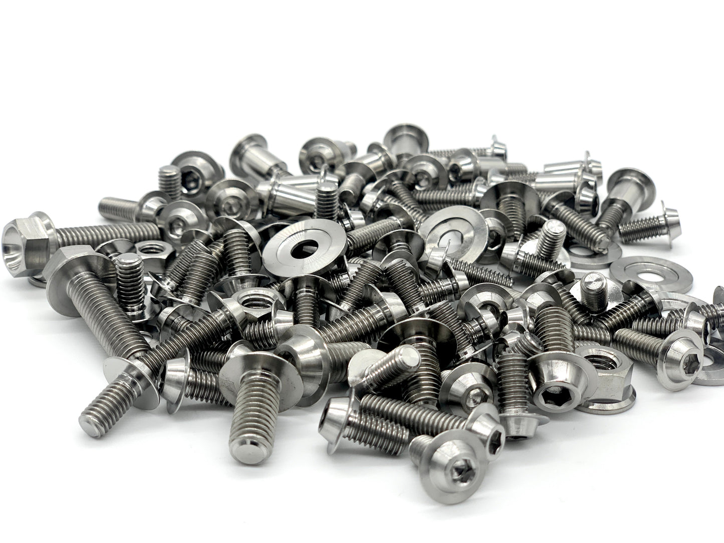 JDC Titanium Full Engine Bay Hardware Replacement Kit (Evo X)