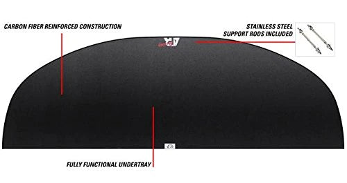 APR Carbon Fiber Front Wind Splitter w/ Rods - Honda S2000 2004 - 2009