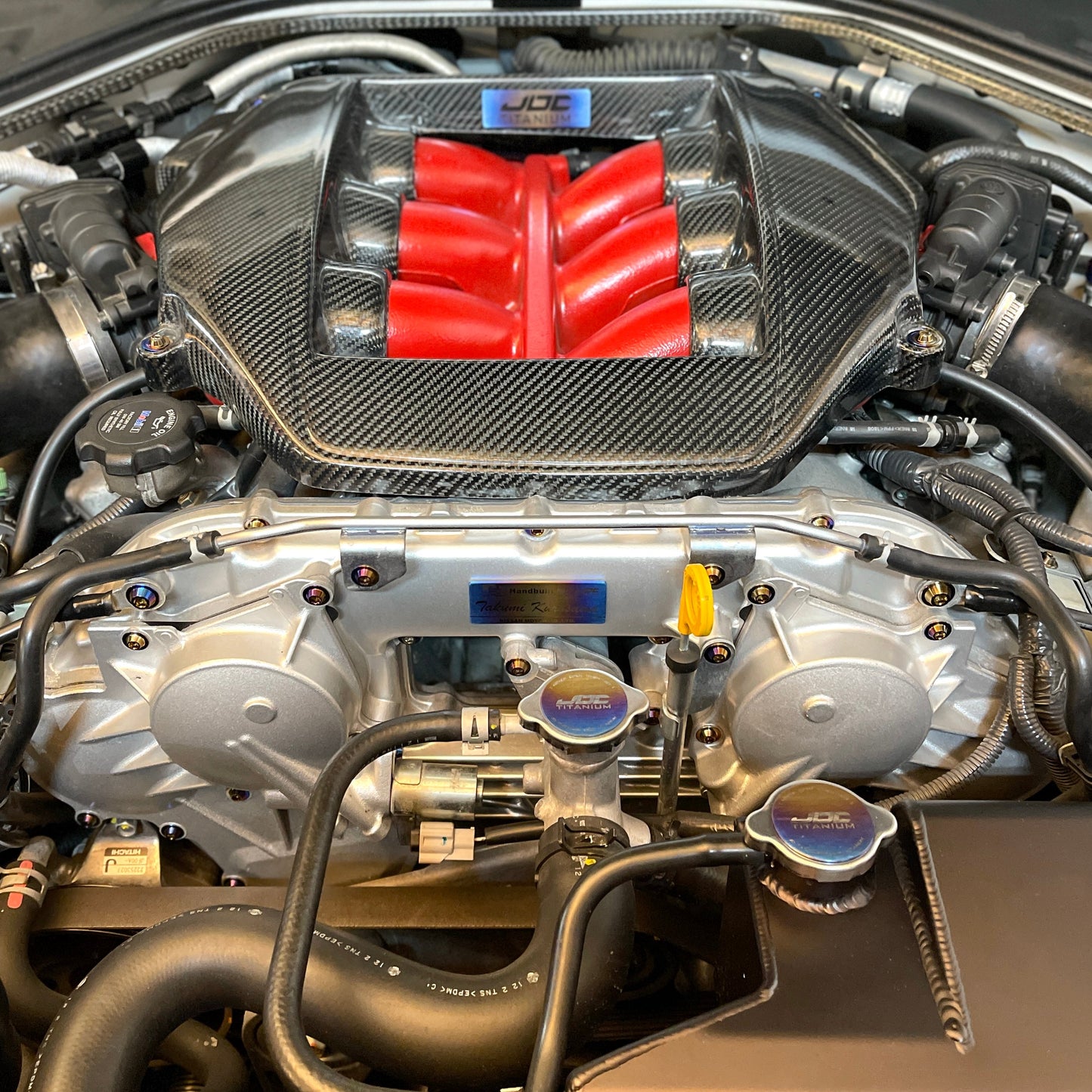 JDC Titanium "Takumi" Engine Builder Badge (R35 GT-R)