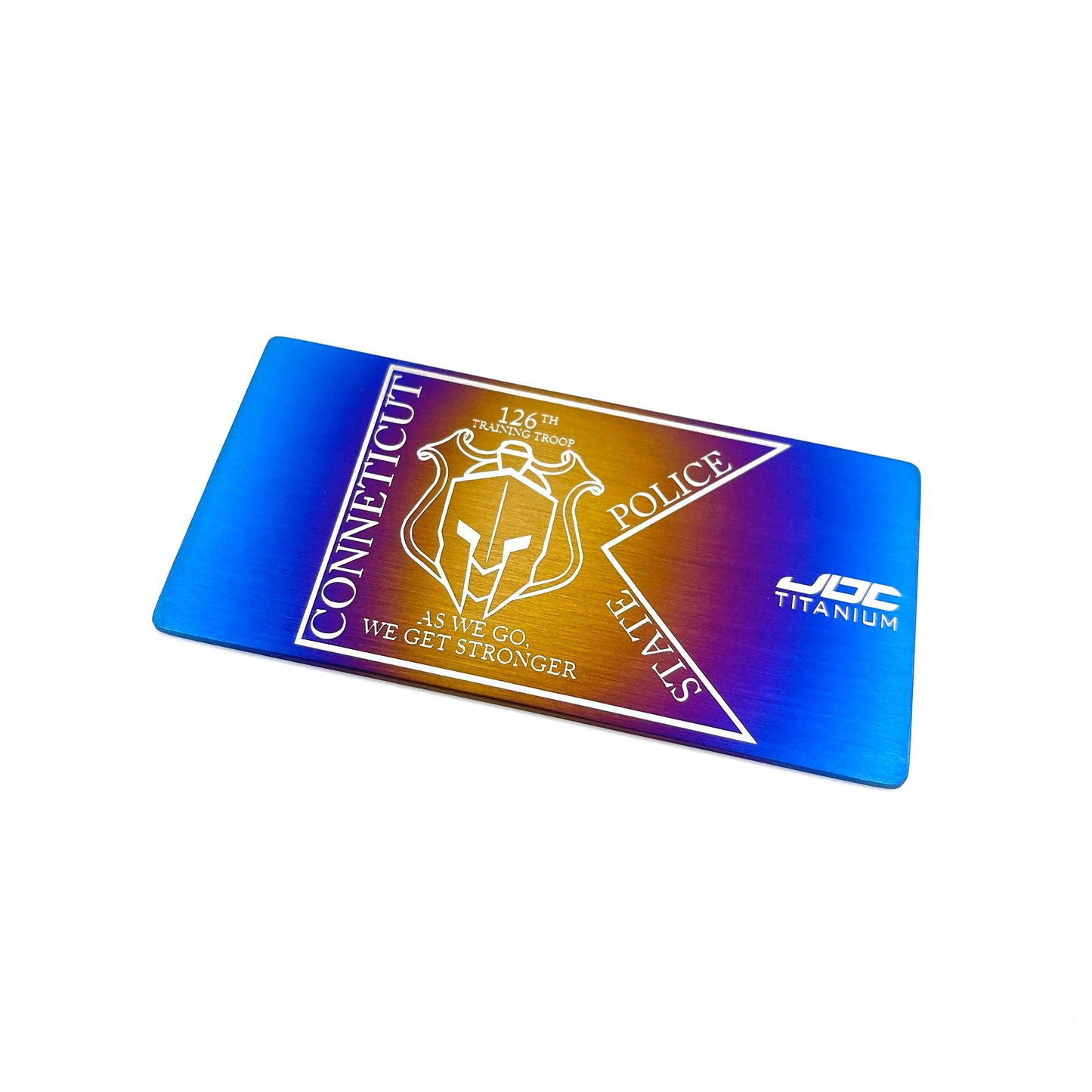 JDC Titanium Badge | 90mm x 45mm (Universal)