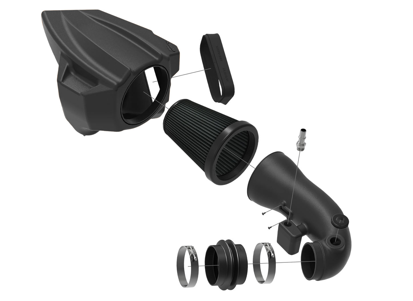 Holley iNTECH Cold Air Intake Kit Chevrolet 6.2L V8 2016-2019
