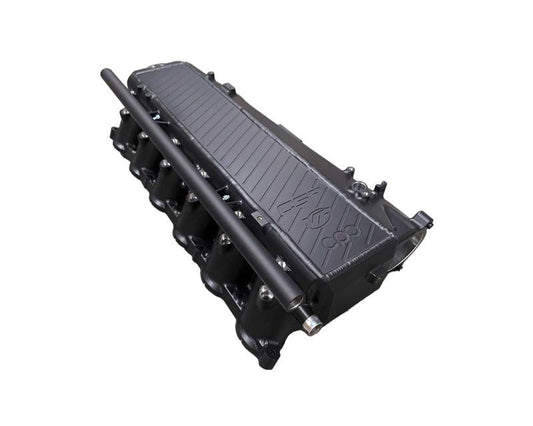 CSF Charge-Air Cooler Manifold in Thermal Dispersion Black BMW G-Chassis | A90 Supra B58 2020+