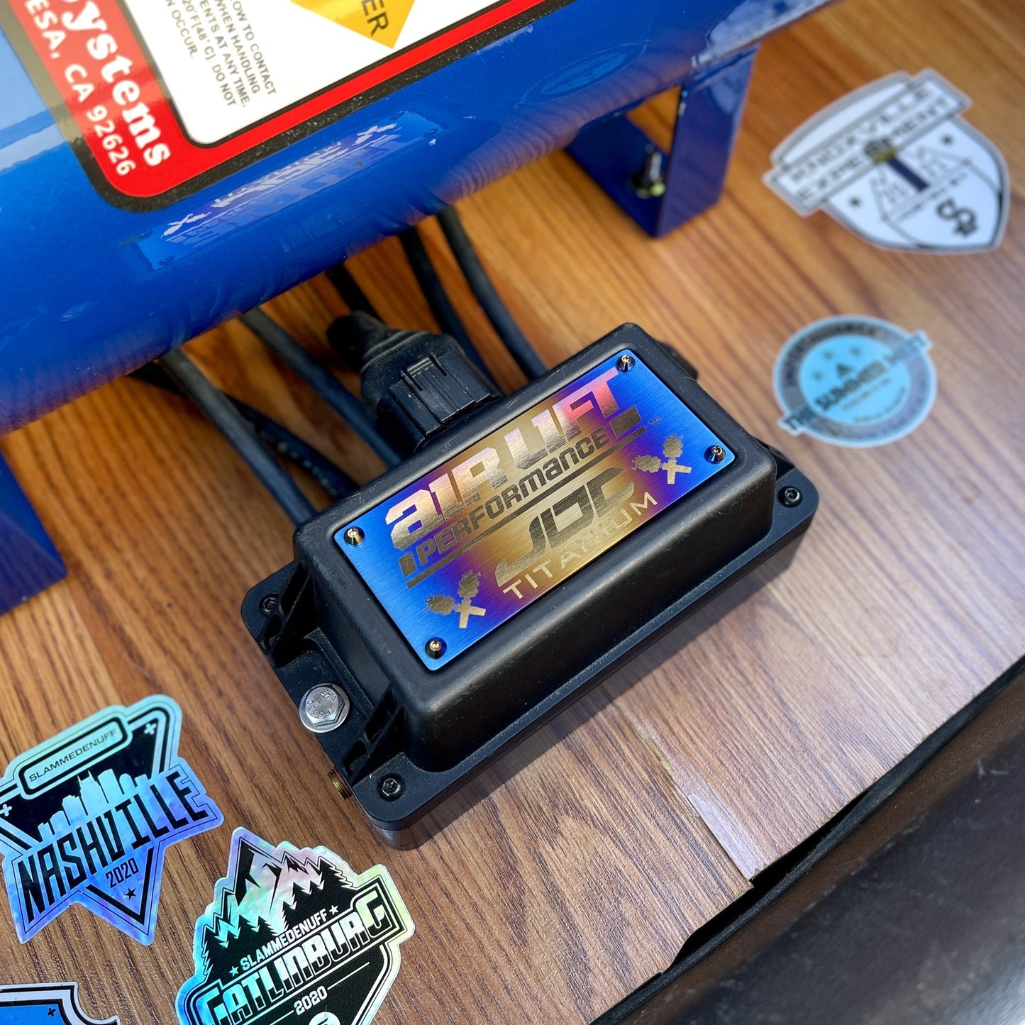 JDC Titanium Air lift 3P/3H Manifold Badge *Limited Quantity Release*
