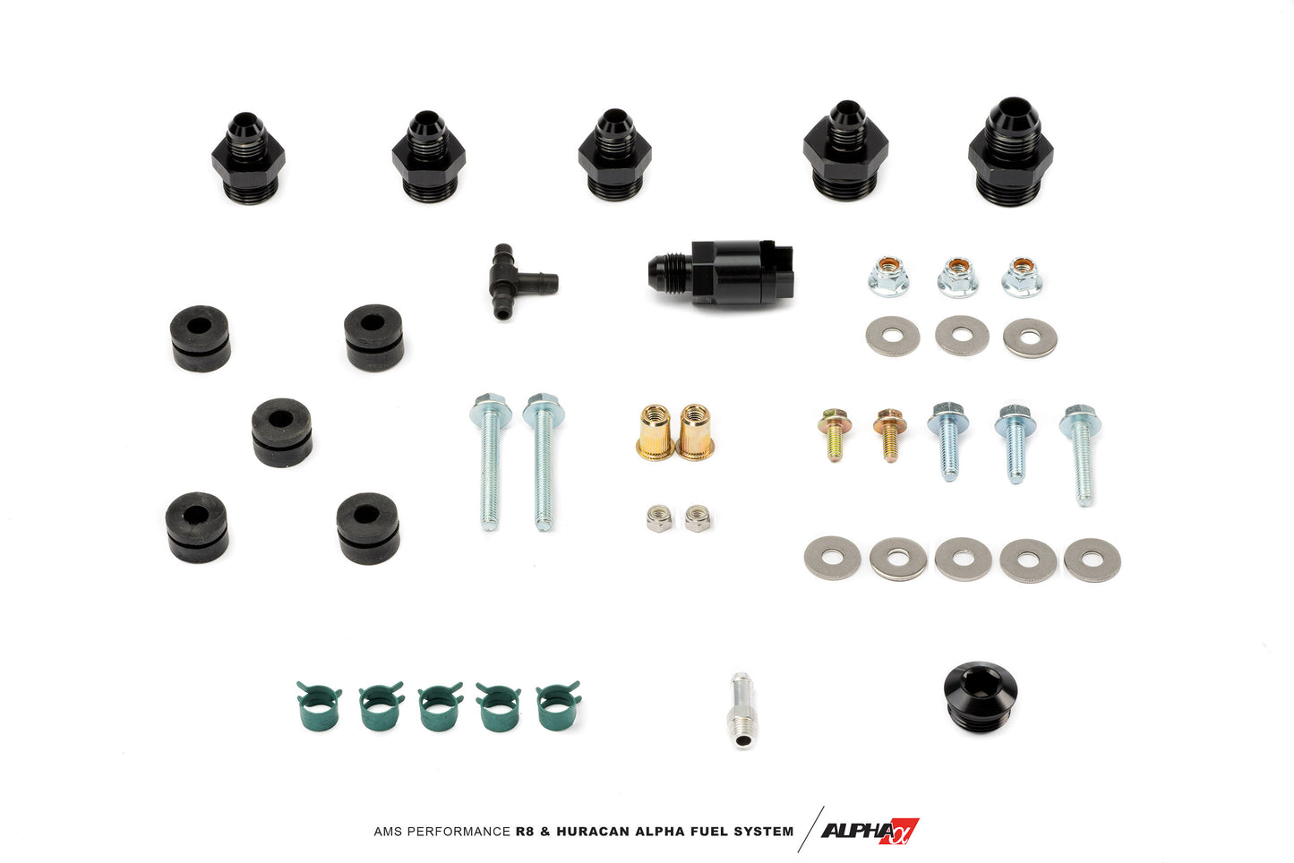AMS Performance Alpha Fuel System FPR + Fuel Line Kit Lamborghini | Audi 2015-2022