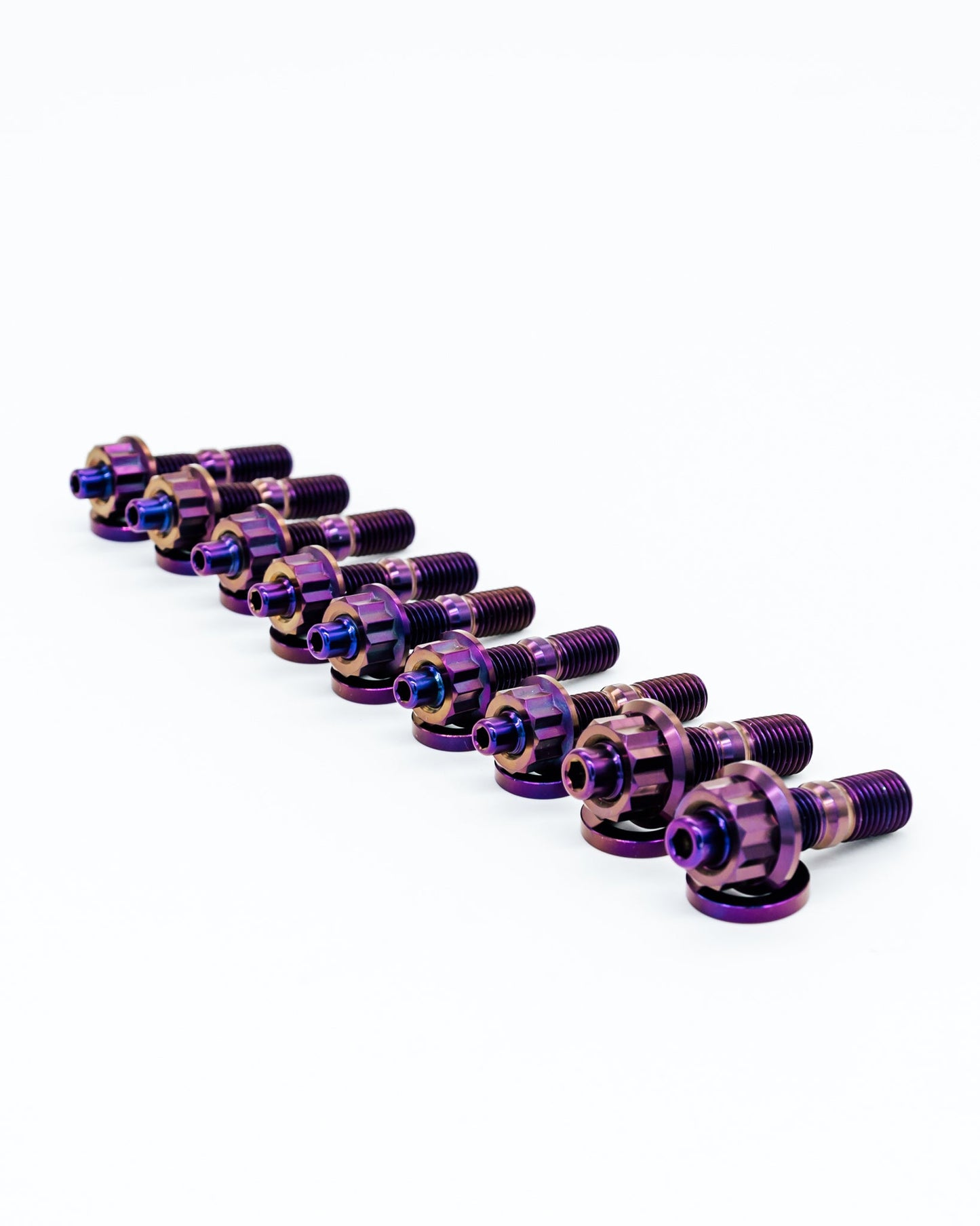 JDC Titanium Exhaust Manifold Stud Kit (Evo 4-9/ 2G DSM)