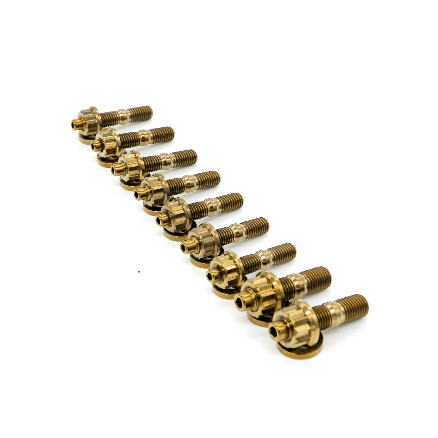 JDC Titanium Exhaust Manifold Stud Kit (Evo 4-9/ 2G DSM)