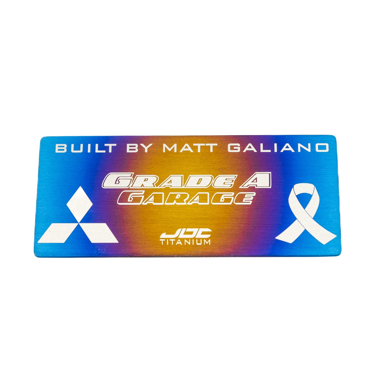 JDC Titanium Badge | 90mm x 45mm (Universal)