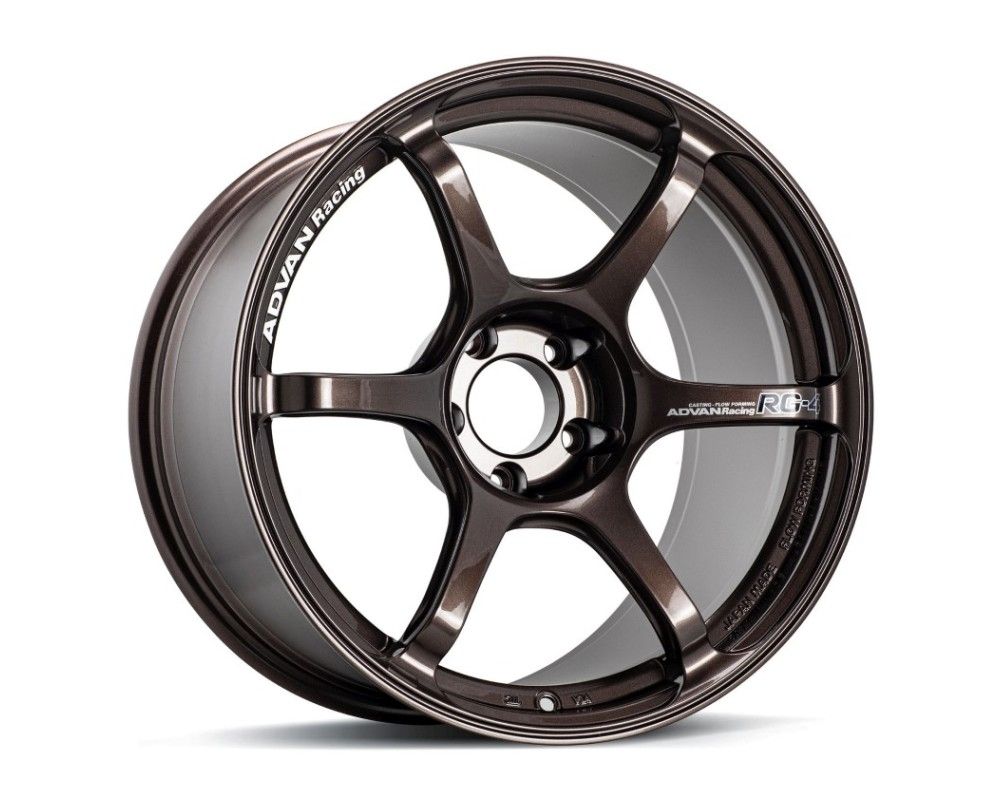 Advan RG-4 Wheel 18x9.5 5x114.3 35mm Racing Copper Bronze- Set