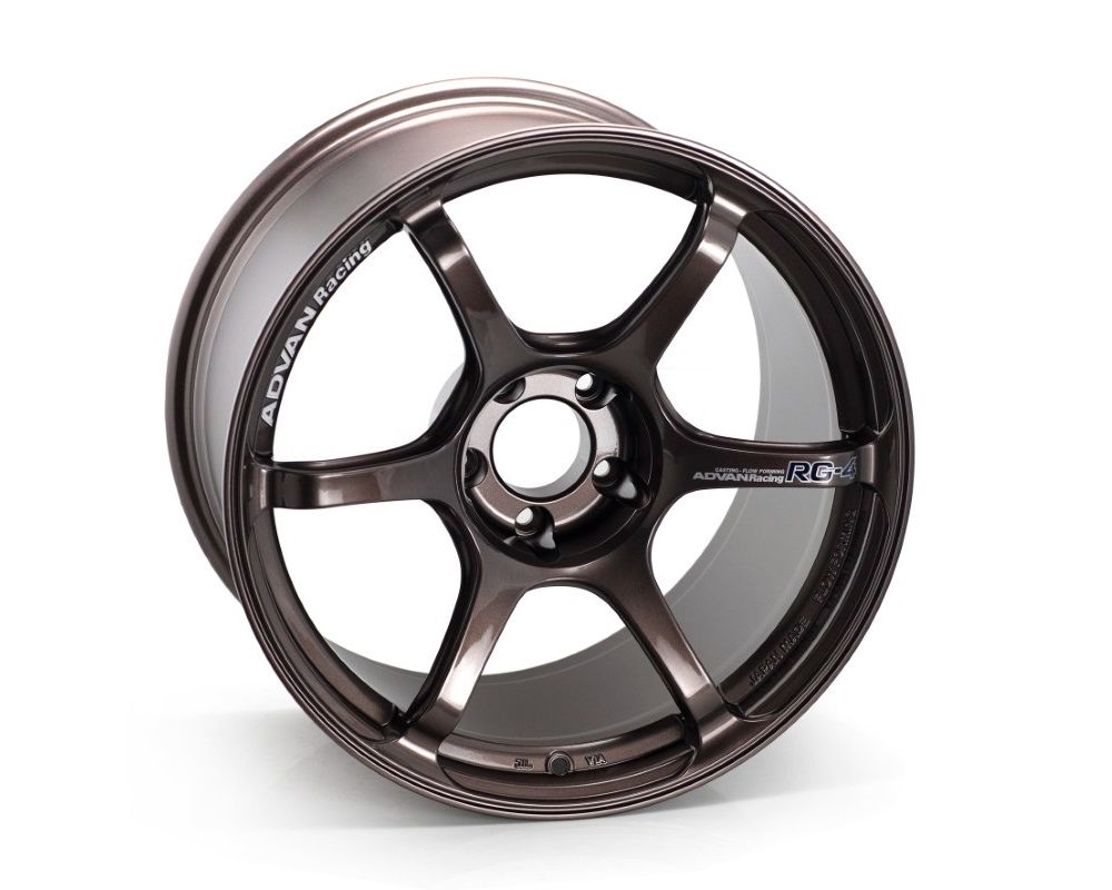 Advan RG-4 Wheel 18x9.5 5x114.3 35mm Racing Copper Bronze- Set