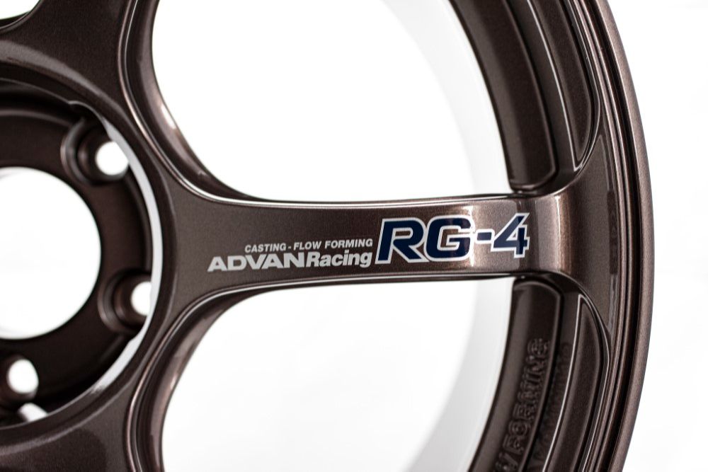 Advan RG-4 Wheel 18x9.5 5x114.3 35mm Racing Copper Bronze- Set
