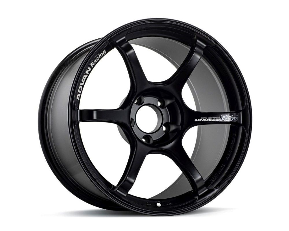Advan RG-4 Wheel 18x9.5 5x114.3 45mm Semi Gloss Black- Set
