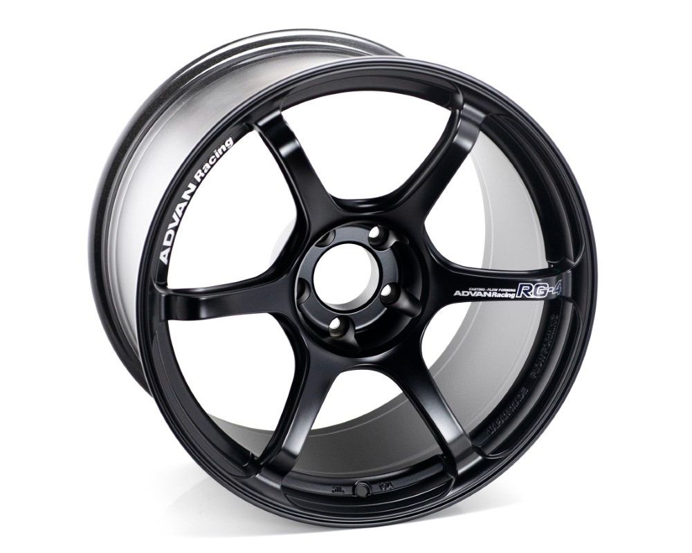 Advan RG-4 Wheel 18x9.5 5x114.3 45mm Semi Gloss Black- Set
