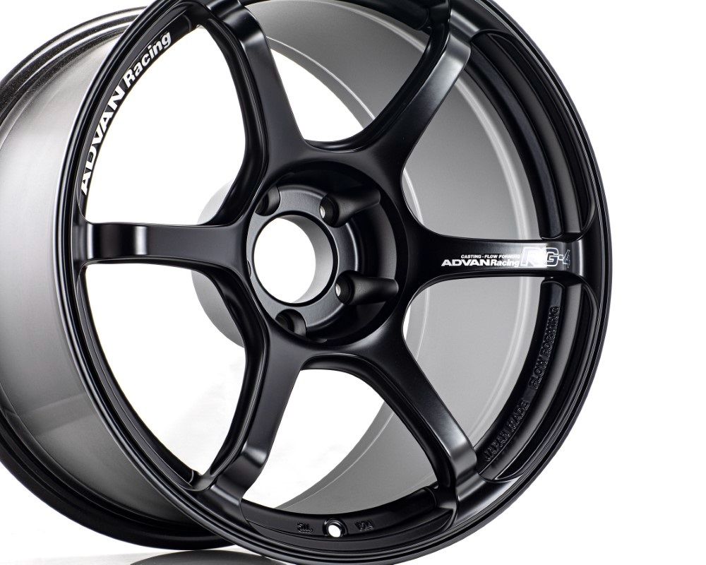 Advan RG-4 Wheel 18x9.5 5x114.3 45mm Semi Gloss Black- Set