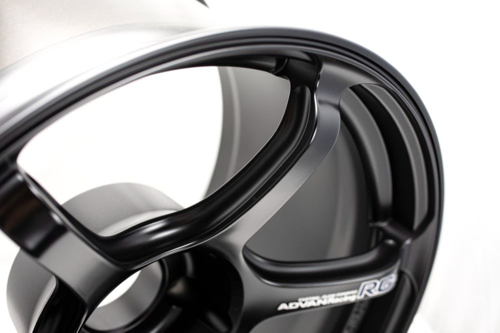 Advan RG-4 Wheel 18x9.5 5x114.3 45mm Semi Gloss Black- Set