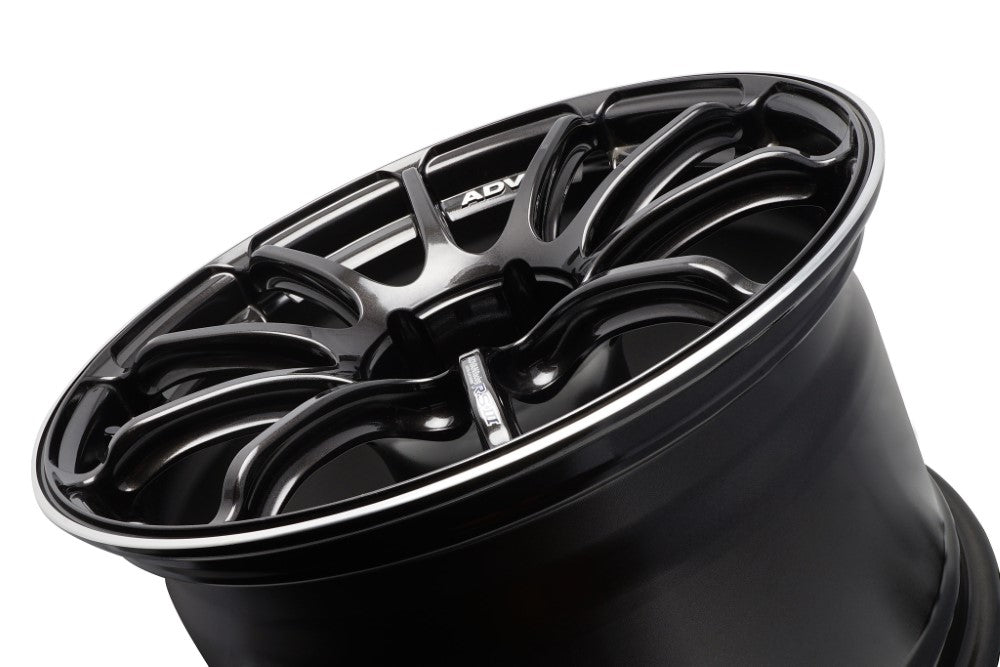 Advan RSIII Wheel 18x10.5 5x114.3 15mm Black Gunmetallic & Ring- set