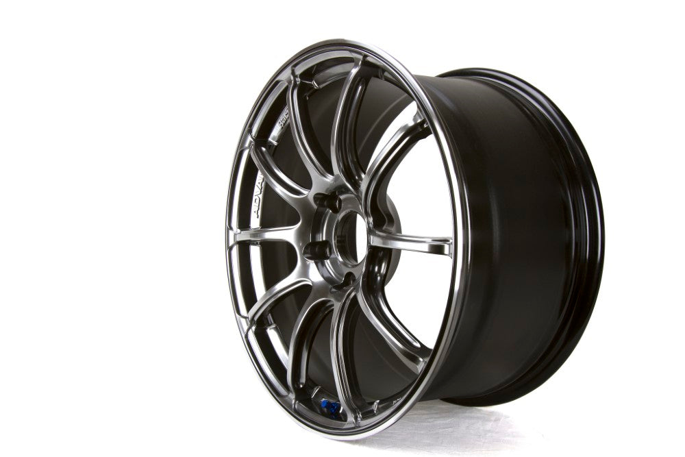 Advan RZII Wheel 18x10.5 5x114.3 15mm Racing Hyper Black & Ring -Set